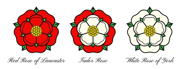 红玫瑰与白玫瑰合并为红白都铎玫瑰