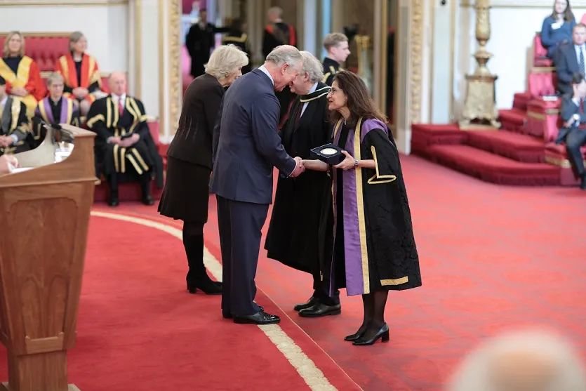 沙菲克与英国国王查尔斯三世。