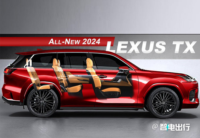 雷克萨斯全新TX路试车曝光年底前首发/尺寸超X5-图5