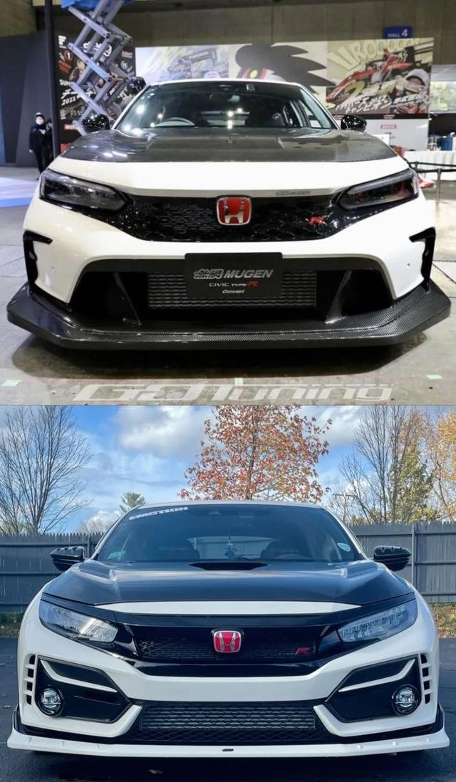 无限mugen推出本田思域typer套件一条尾翼顶一台飞度