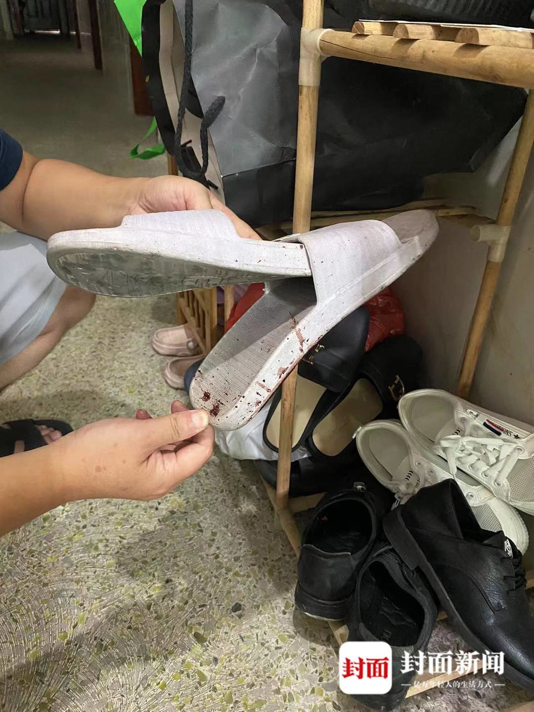 案发现场。受访者供图。