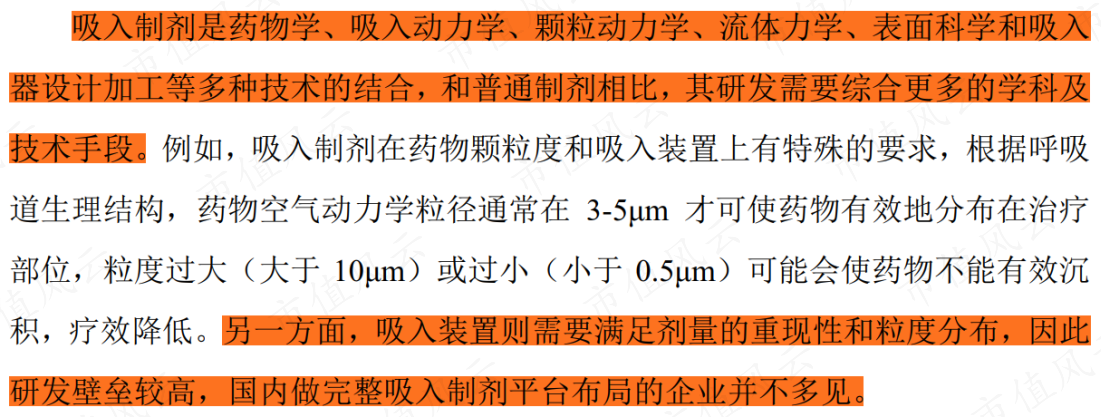 (来源:长风药业招股书)