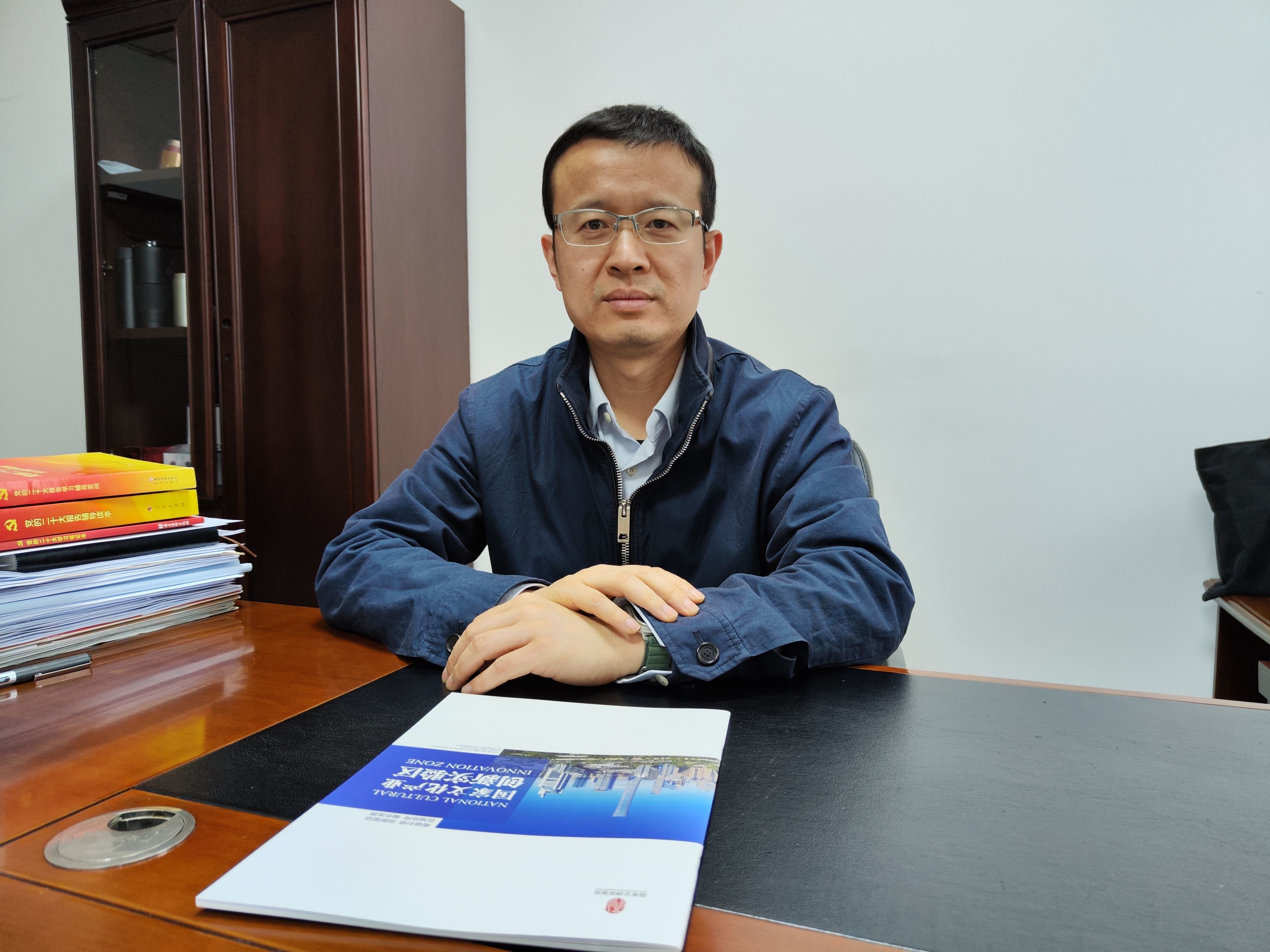 国家文创实验区管委会主任李强。受访者供图
