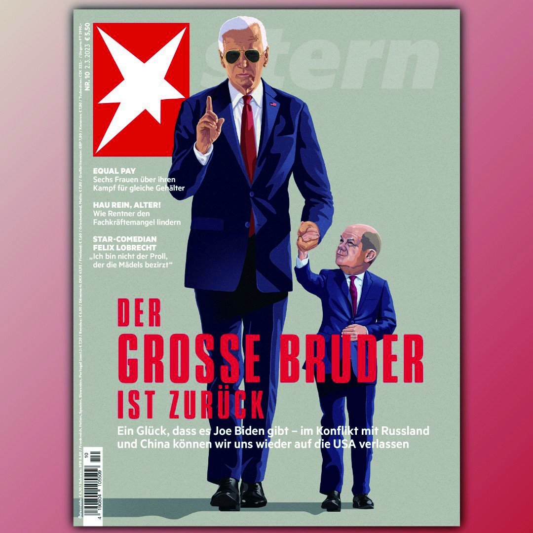 德国《明星》周刊最新一期的封面
