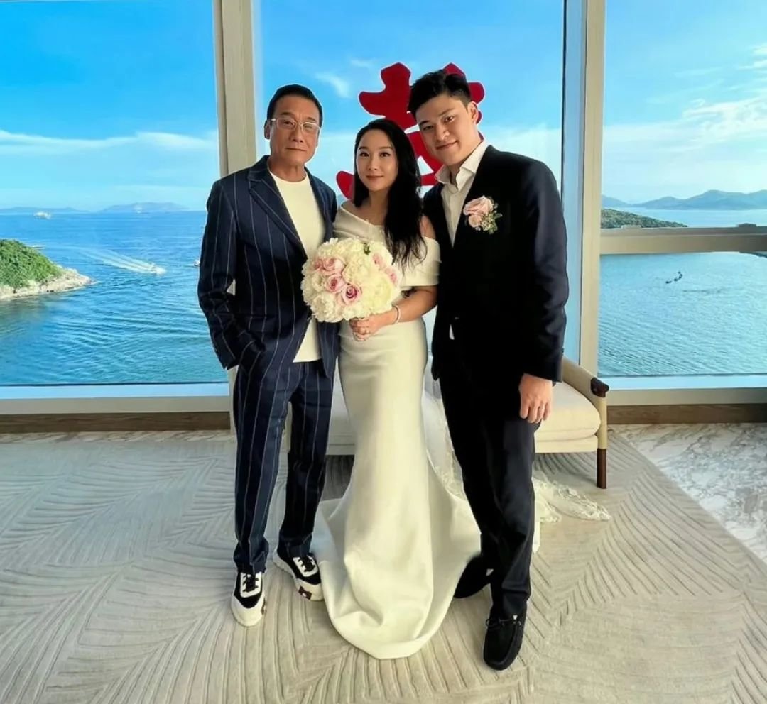 梁家辉与女儿、女婿