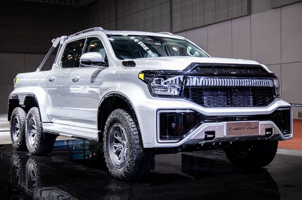 国产最美皮卡车上线 这不比大G帅多了