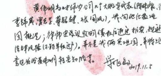 黑老大梁兆敏与官员黄伟明曾商议共同吃下丰盛科苑工业园。(涉黑案案卷证据)