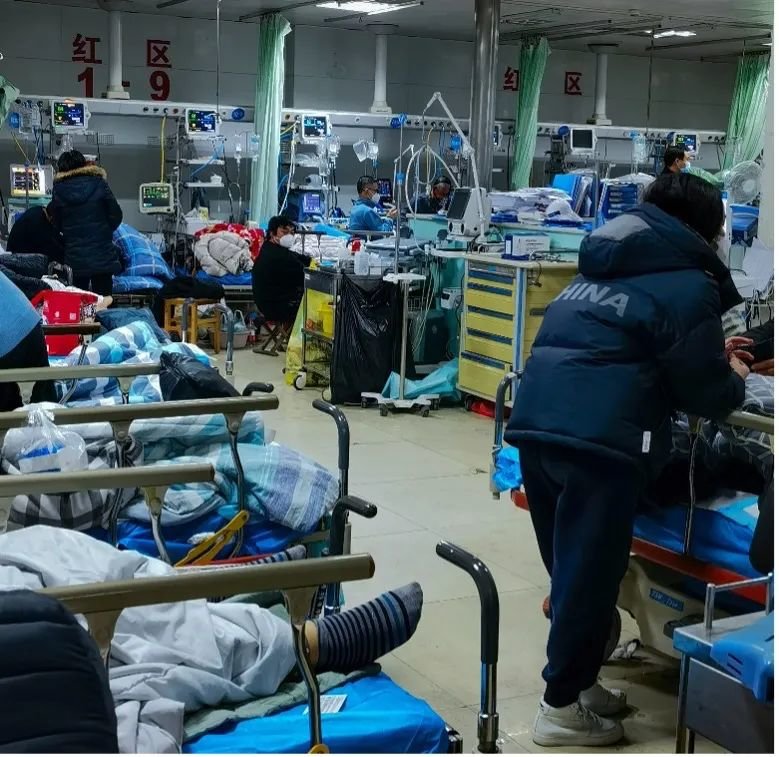 一家三甲医院的红区病房。摄影:林樾