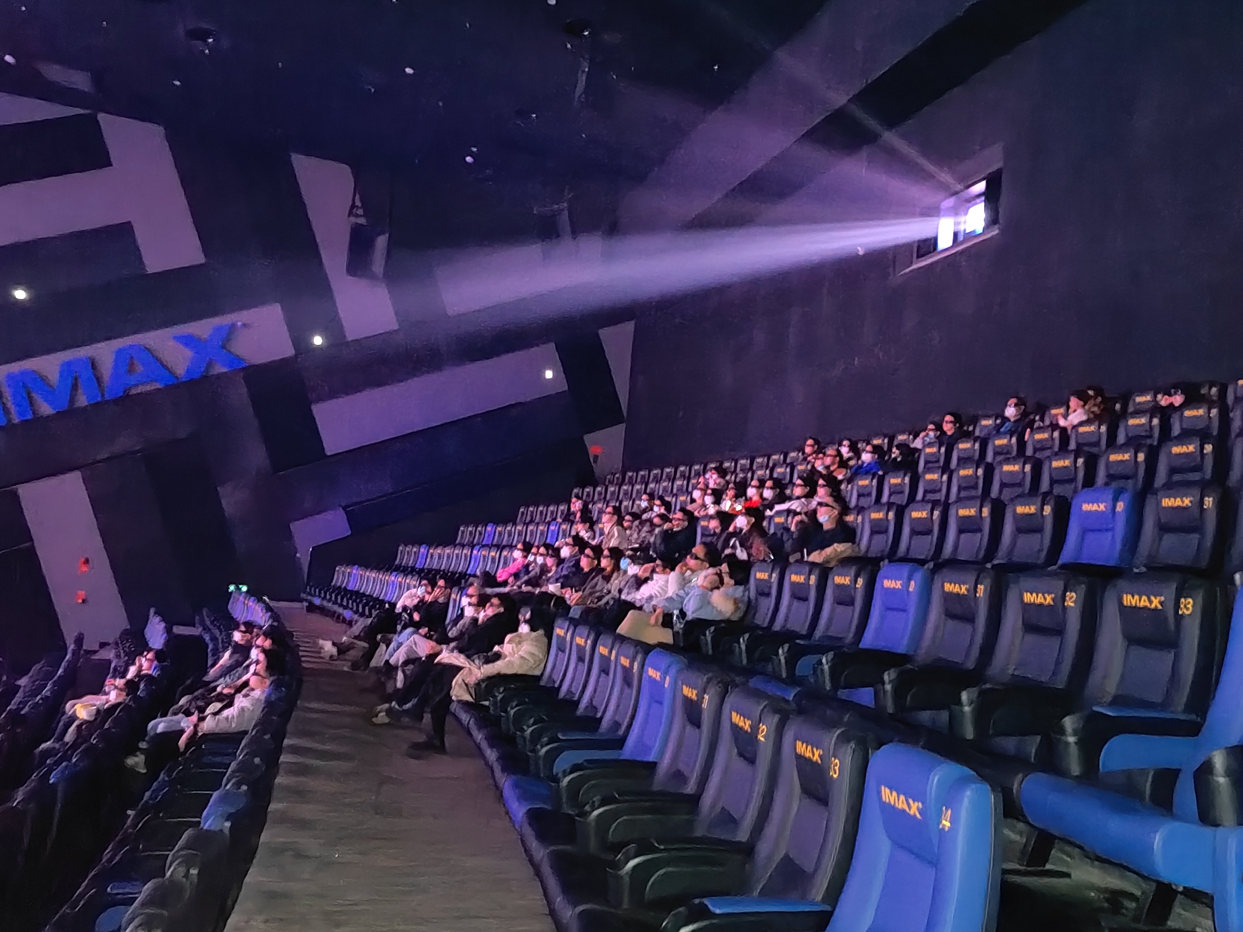 1月7日下午,长沙一家IMAX影院正在放映《阿凡达2》。