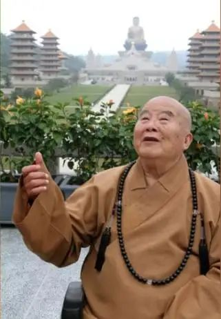 图为星云大师 图片来源:台湾联合报