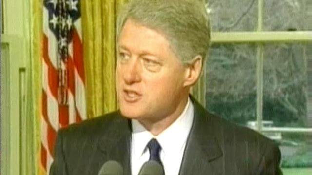 △美国前总统克林顿