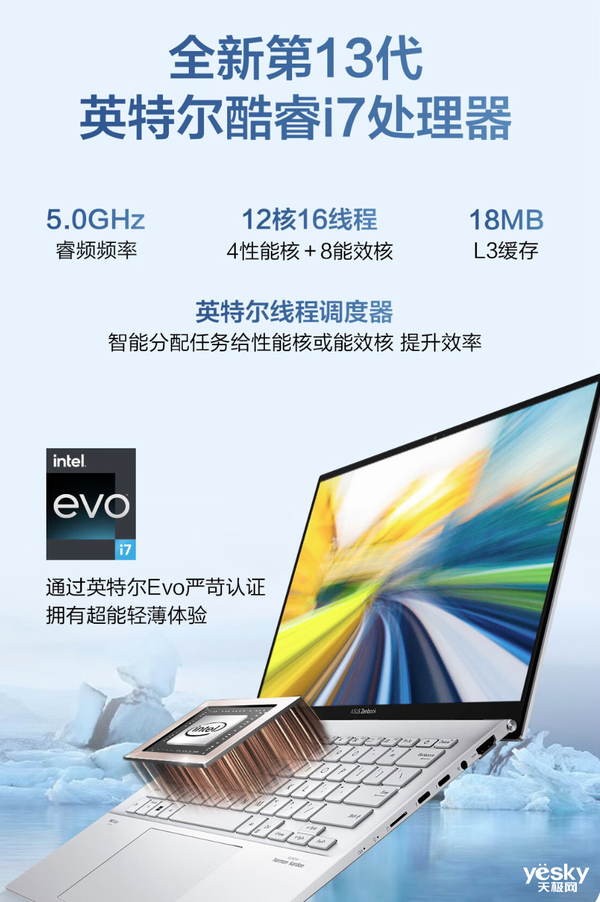 双十一轻薄本推荐:轻薄高能长续航,华硕灵耀14 2023到手6199元!