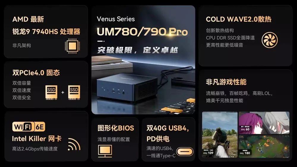铭凡UM790 Pro迷你主机价格公布：R9 7940HS准系统3199元_凤凰网
