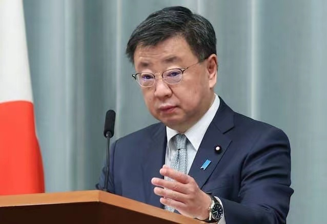 日本内阁官房长官松野博一 资料图片