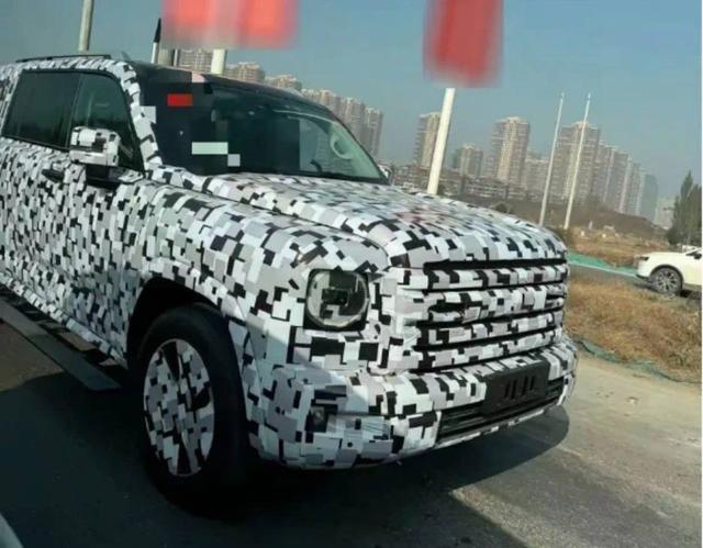 全新一代哈弗h9路试谍照曝光