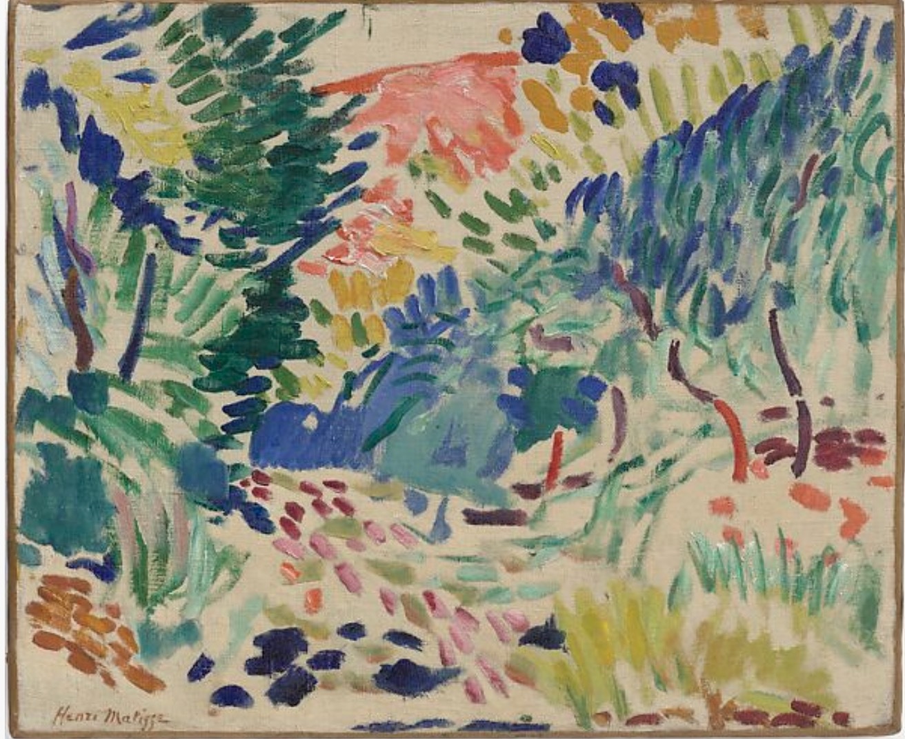 马蒂斯，《科利乌尔的风景》1905年夏
