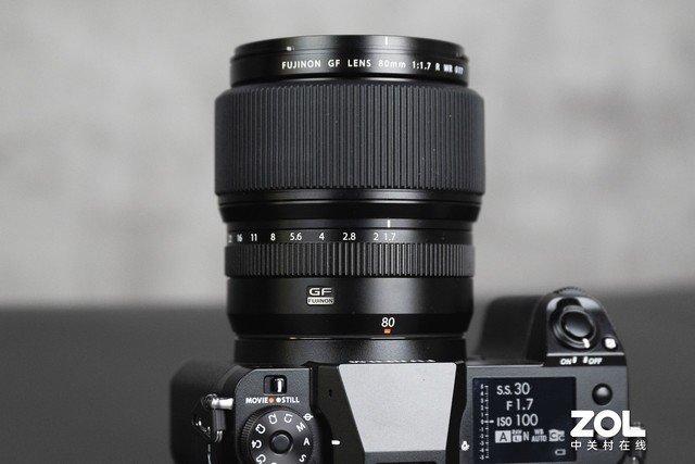富士GF 80mm F1.7 R WR镜头外观图赏