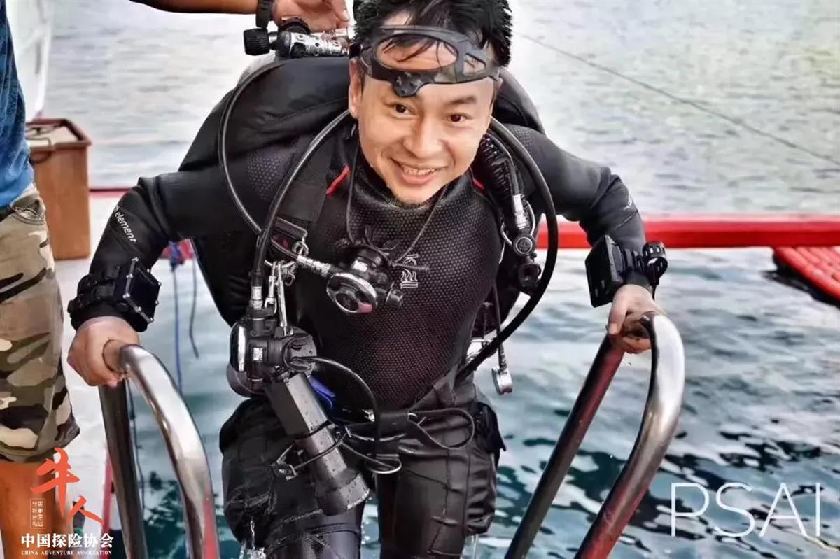 韩颋此前画面（图源：中国探险协会）