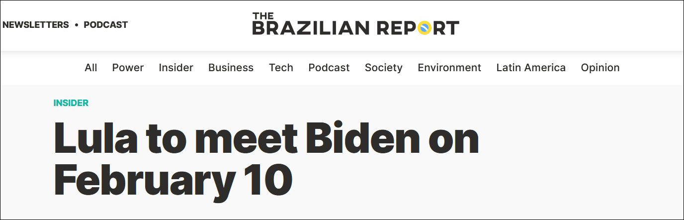 The Brazilian Report报道截图