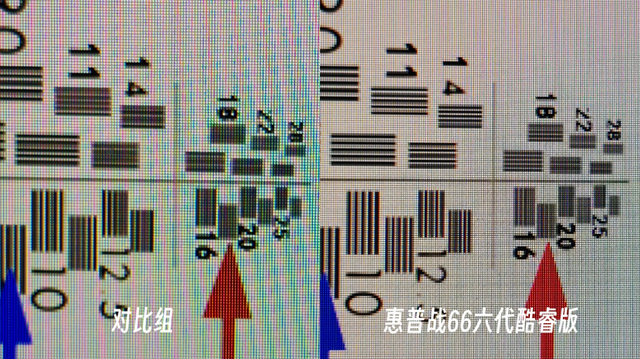 2.5K惠普战66六代酷睿版同画输出 对比1080P/2K/4K显示器画面精度
