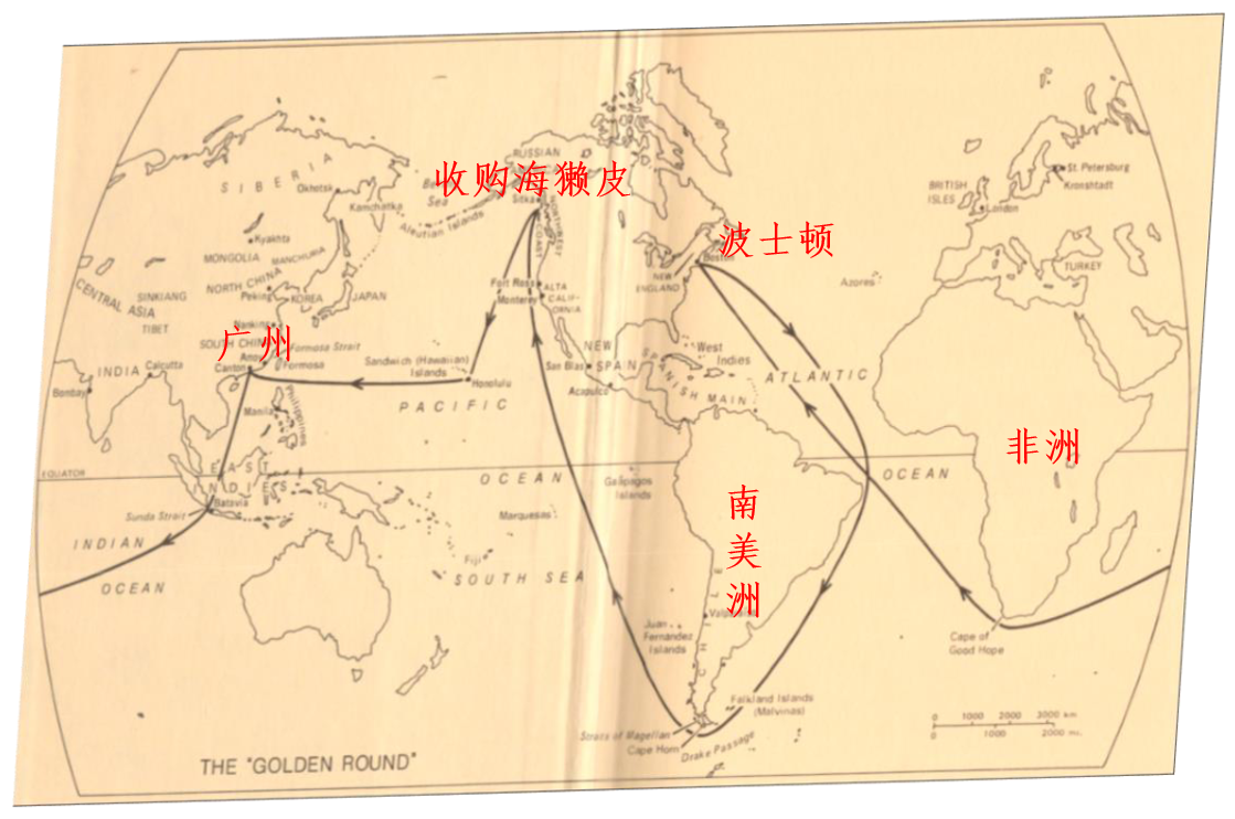 波士顿商船倒卖海獭皮的黄金环球航线