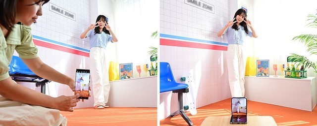 三星Galaxy Z Flip5影像教程:立式自由拍摄定格精彩瞬间