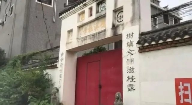 ▲豫章书院的侧门。