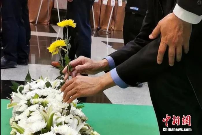 资料图：民众到陵园祭扫。(图文无关) 中新社记者 富田 摄