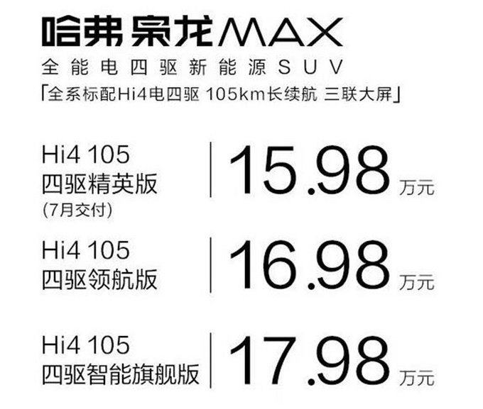 哈弗枭龙MAX售15.98-17.98万标配双电机四驱-图4