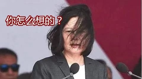 ▲台湾地区领导人蔡英文