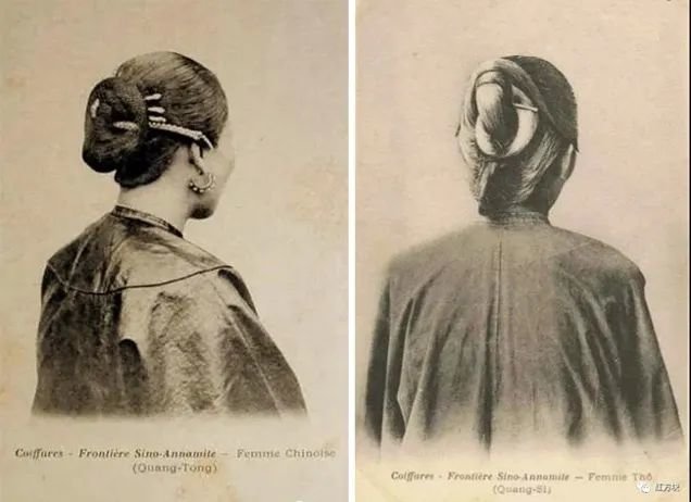 旧时的广东有一个很传统的习俗,未出嫁的女子统一梳辫子,而已出嫁的女子统一梳发髻。因此,看一个女子有没有夫家,只要看头发是辫还是髻就能明了。