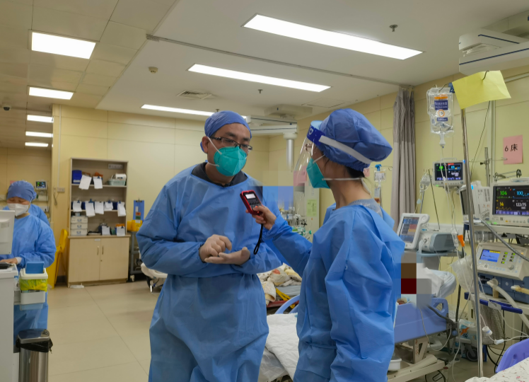 本台记者采访武军元医生