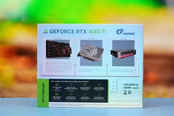 单风扇极简风!七彩虹iGame RTX 4060 Ti Mini OC 8GB显卡图赏