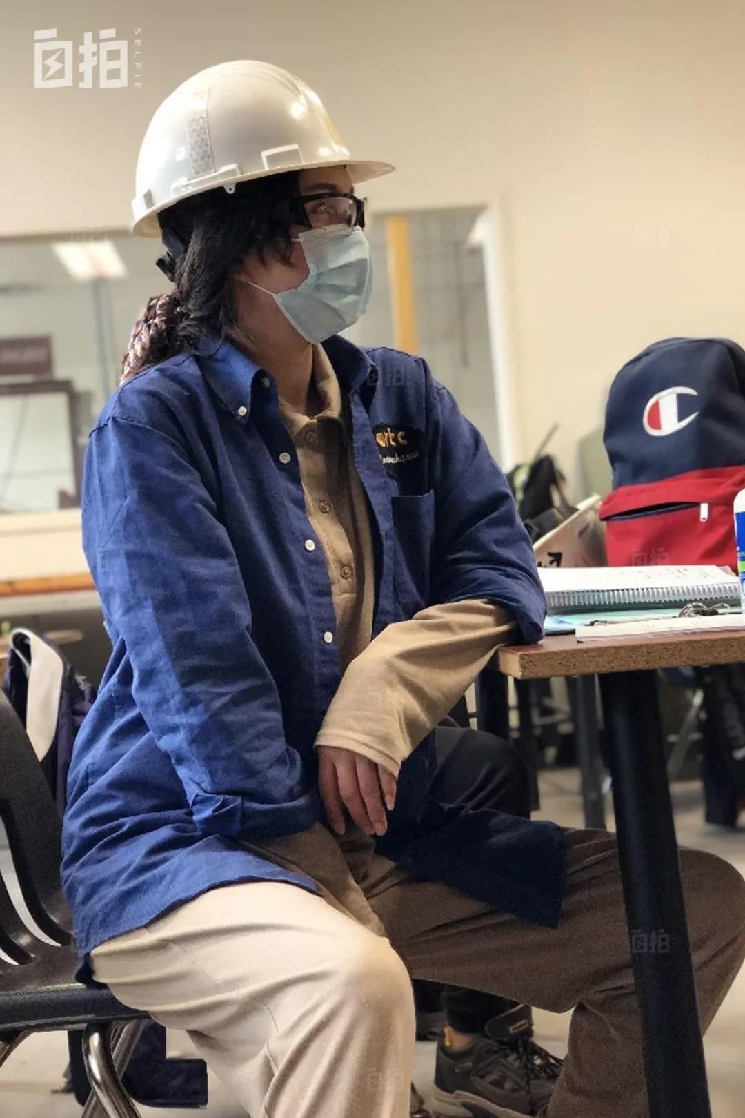 我在机电专业课堂上,看起来很淡定,其实听不懂的时候,内心很焦虑。