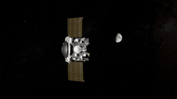 ▲返回舱与探测器分离模拟（图源：NASA）