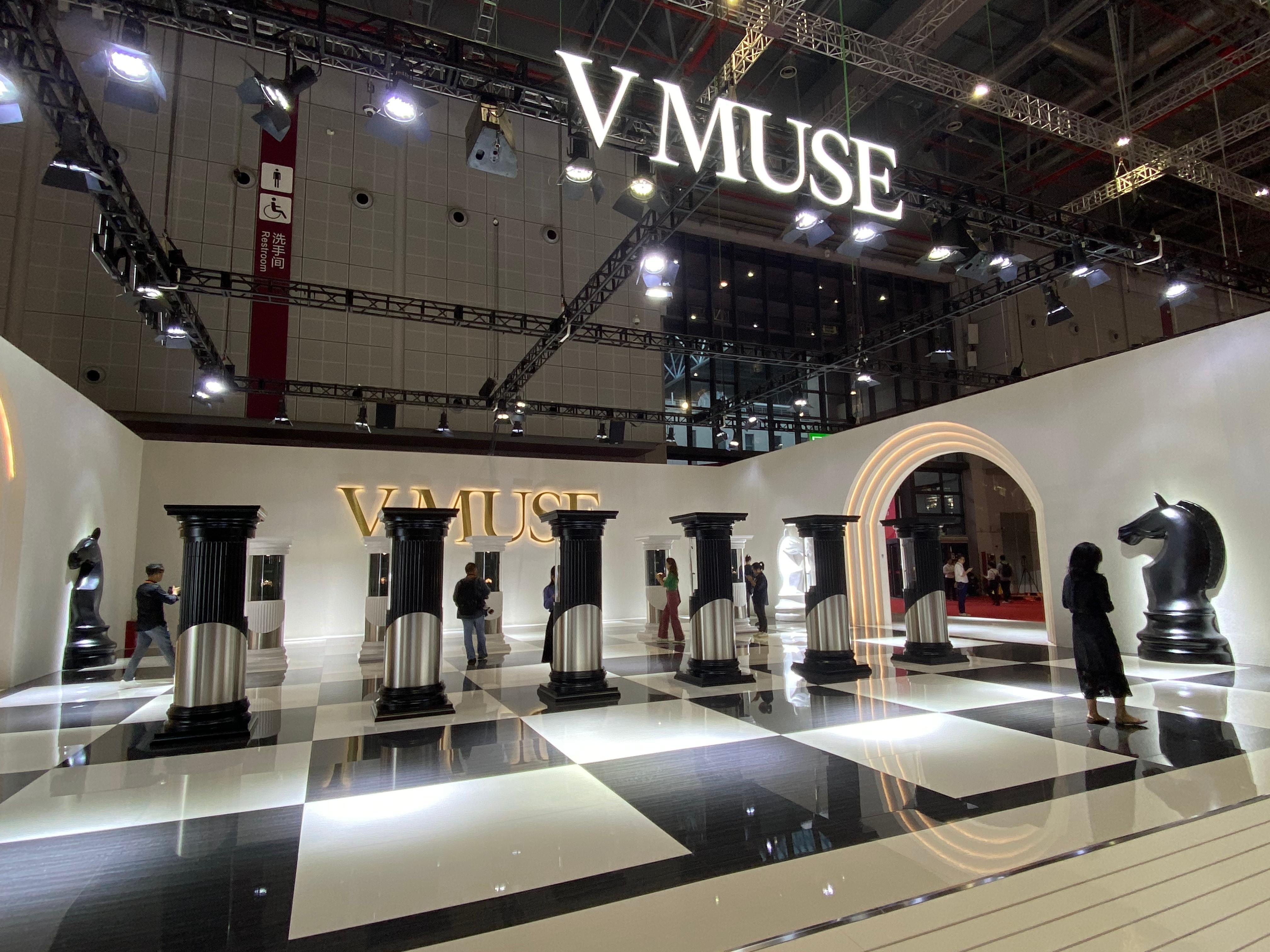 V MUSE展厅。 澎湃新闻记者 俞凯 图