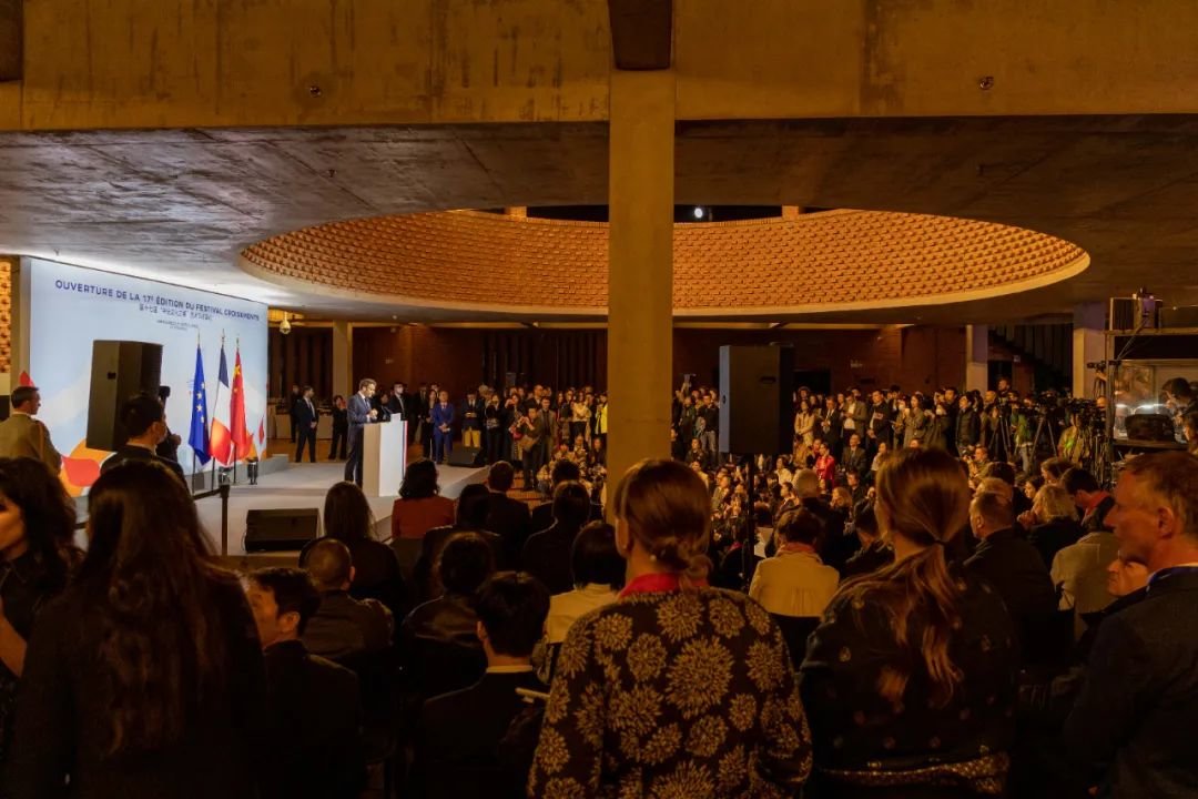 ▲ 第17届“中法文化之夜”艺术节开幕式现场,红砖美术馆,图源:红砖美术馆