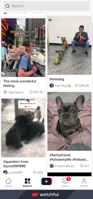 tiktok sizes nearby（TikTok顶部导航系统栏更新：“viewed”或带来捷伊电视广告空间）系遇了，