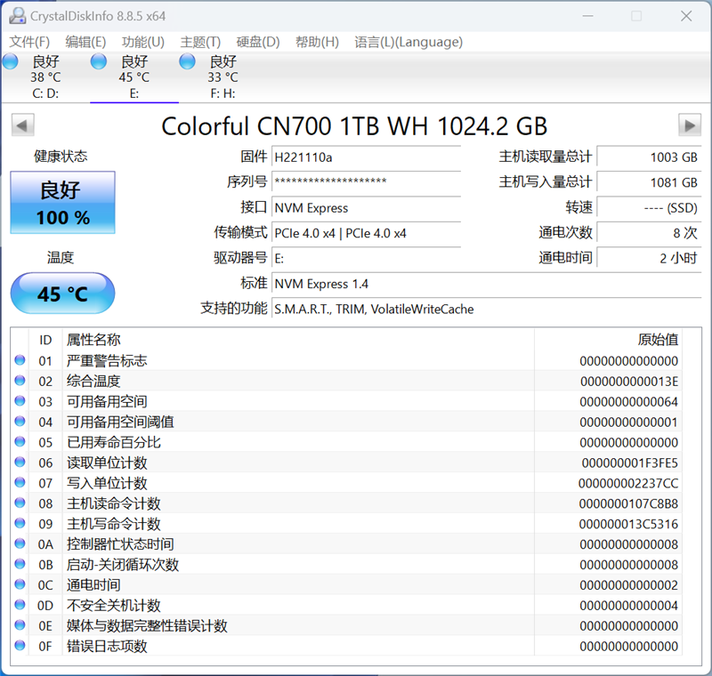 七彩虹战戟CN700 1TB SSD评测:国产方案7.1GB/s读取、499元最香