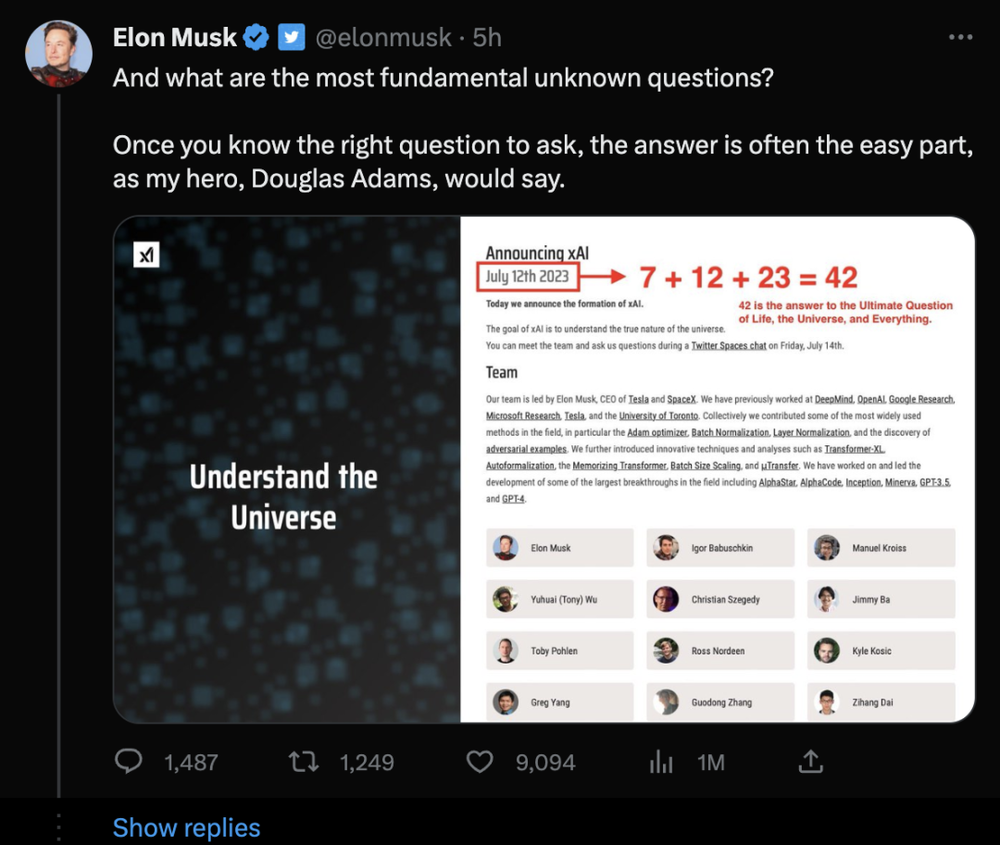挑战OpenAI，马斯克高调官宣xAI，创始团队华人大神云集_凤凰网
