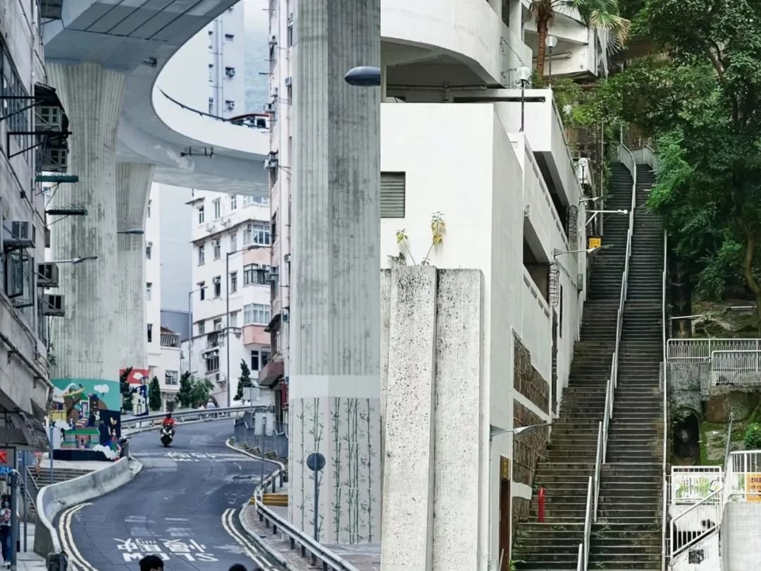 香港的坡道与楼梯
