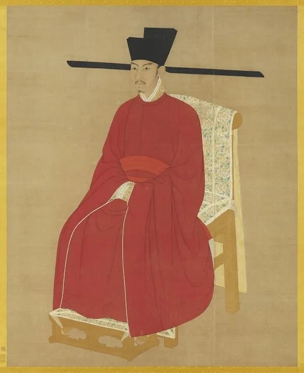 《宋哲宗坐像 》台北故宫博物院藏