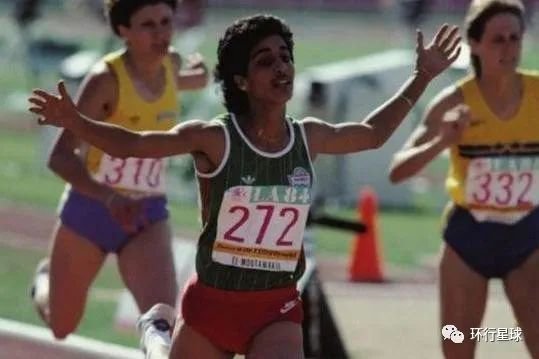 1984年洛杉矶奥运会，摩洛哥田径女将纳瓦尔冲刺夺冠