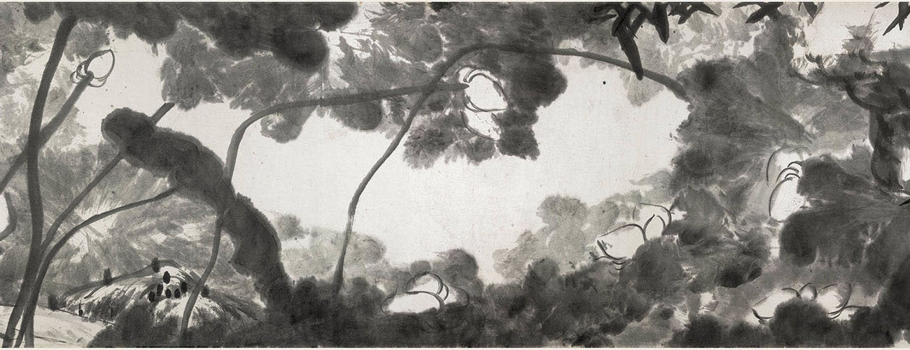八大山人花鸟画巨制《河上花图》等纽约展出_凤凰网