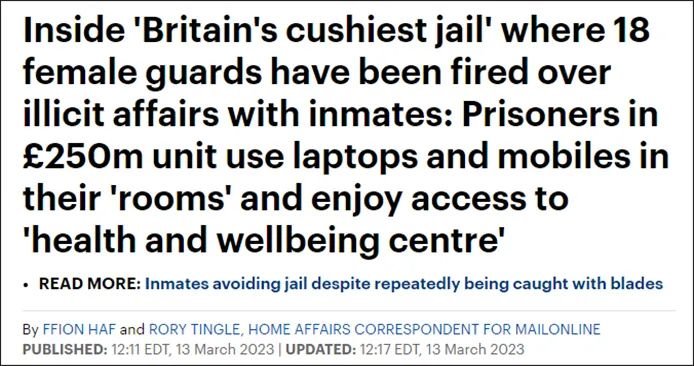 英国《每日邮报》报道截图