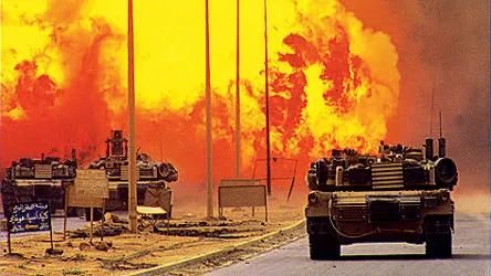 ▲2003年3月,伊拉克战争正式爆发。图源:网络