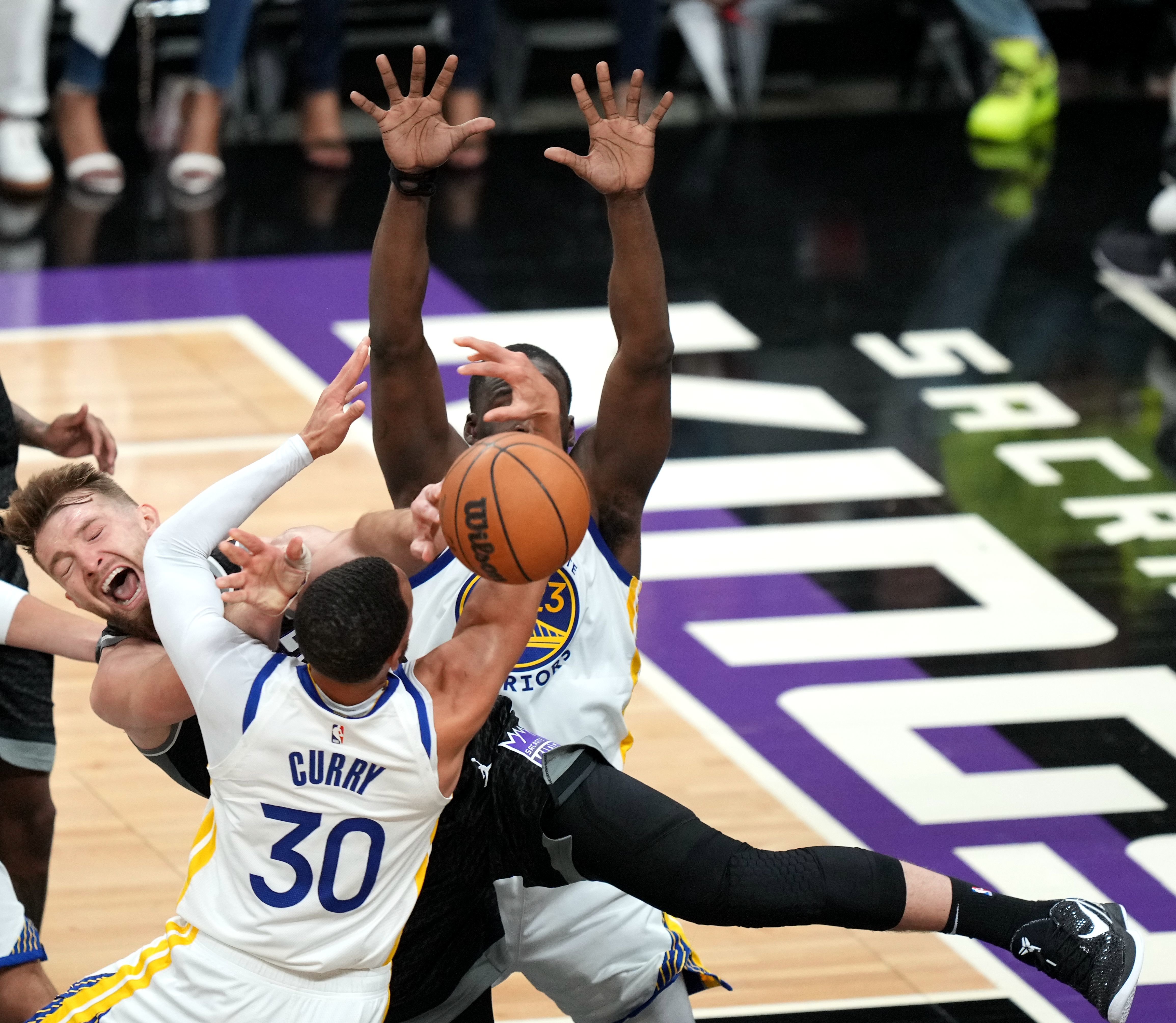篮球——NBA季后赛：国王胜勇士(2)