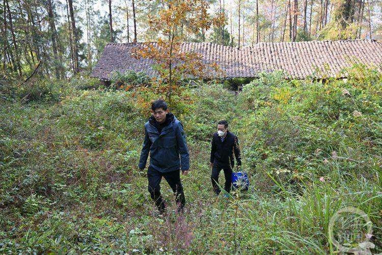 △鱼背山“麻风村”仅剩的医生用房荒废