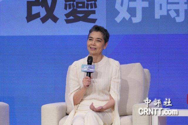 2024大选参选人郭台铭副手赖佩霞。(中评社 资料照)