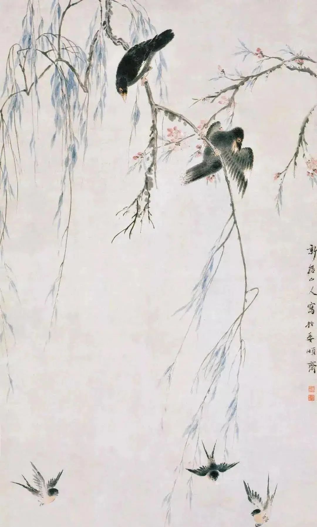 历代名家画春燕_凤凰网